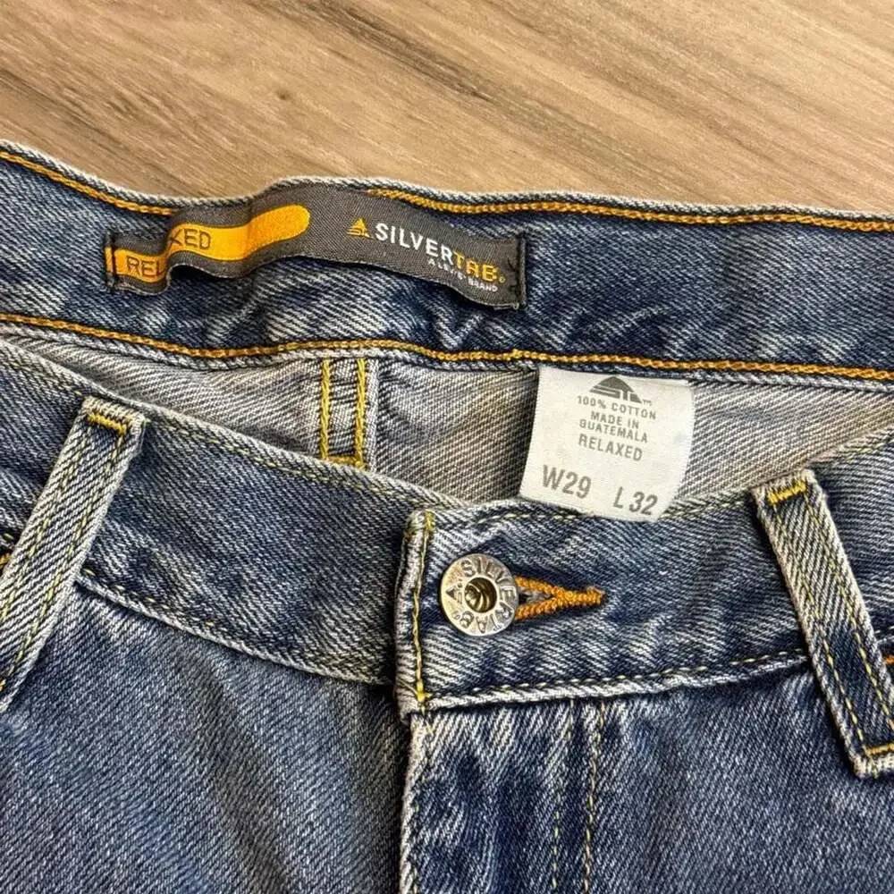 Levi's SilverTab Relaxed Fit Medium Wash Denim Jeans W29 L32
